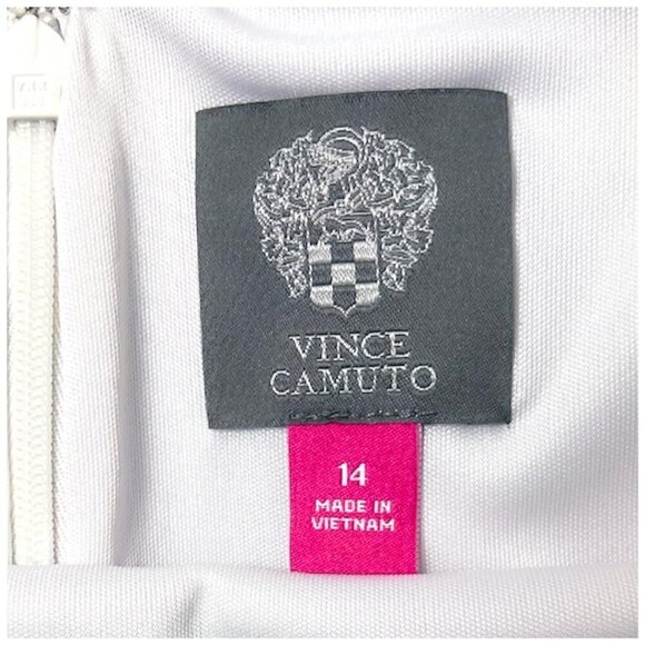 Vince Camuto Womens Multi Color Floral Sleeveless Tank Bodycon Dress Sz 14 New - Picture 7 of 10